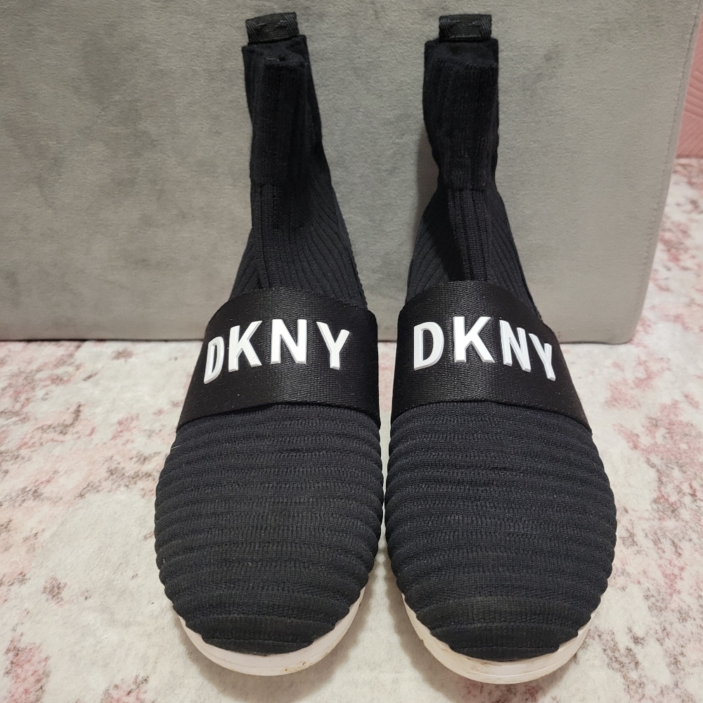 DKNY Black Slip-On Sneakers